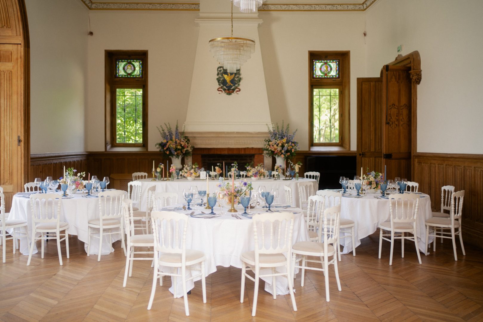 salon pour un dîner d'entreprise
