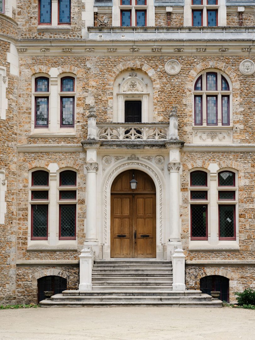 façade d'un château d'exception