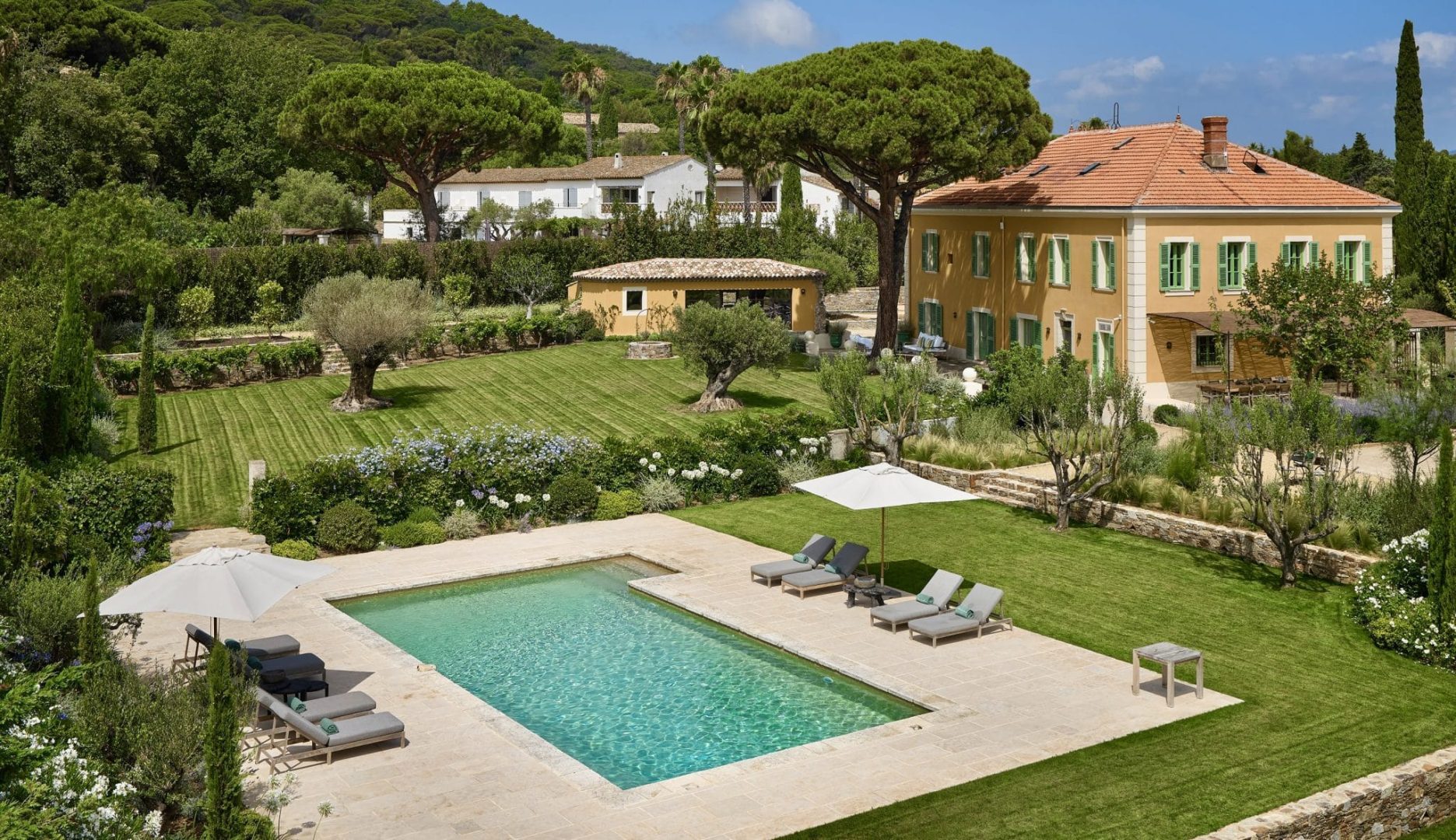 sublime maison à saint-Tropez pour un lancement de produit